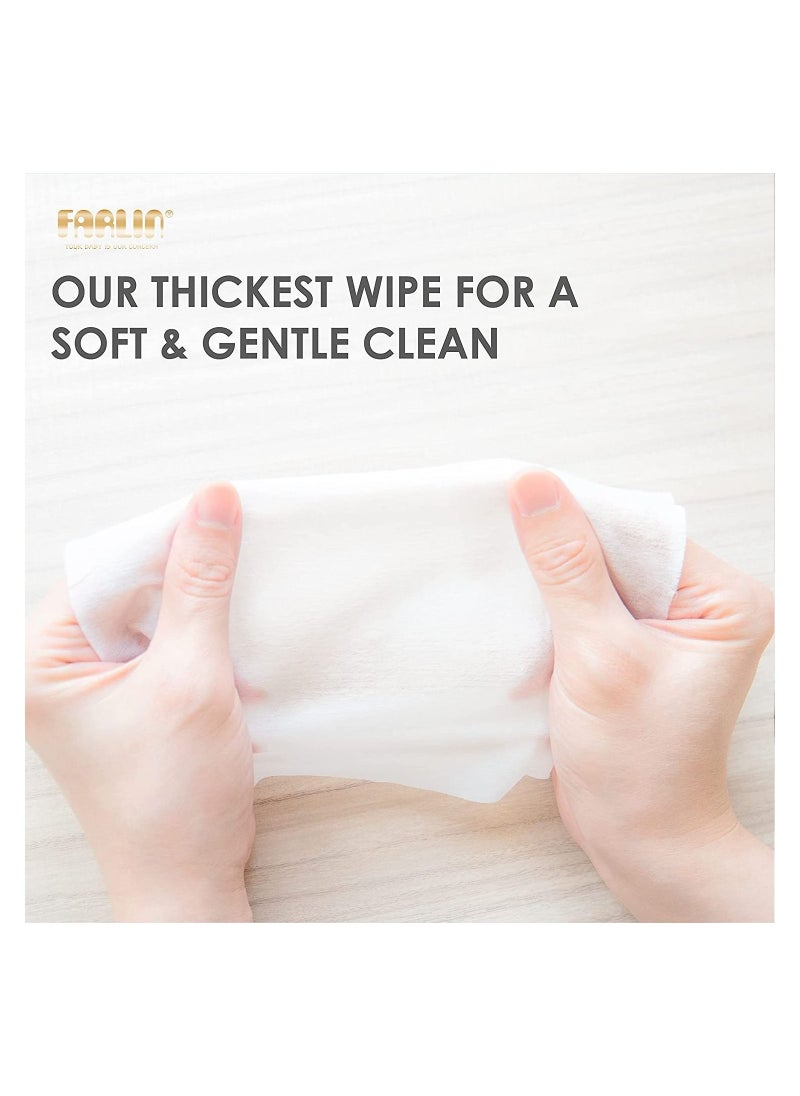 FARLIN Baby Wet Wipes Care for Tender Skin Value Box 12 Packs x 85 Wipes, 1020 Count  - Image 4