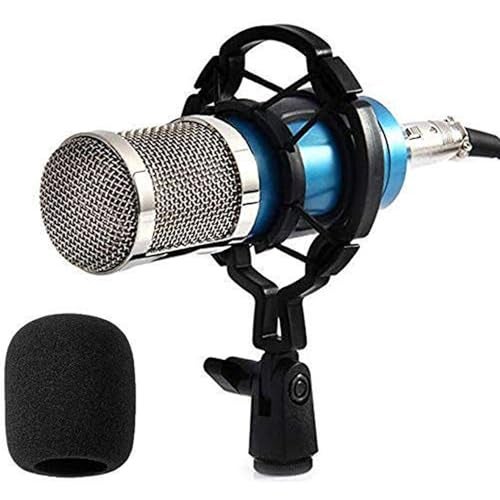 SOUVENIR BM-800 Professional Condenser Studio Microphone for Studio Recording, Broadcasting, Interview, Podcast and Video Gaming Audio Equipment (Blue) - Image 5