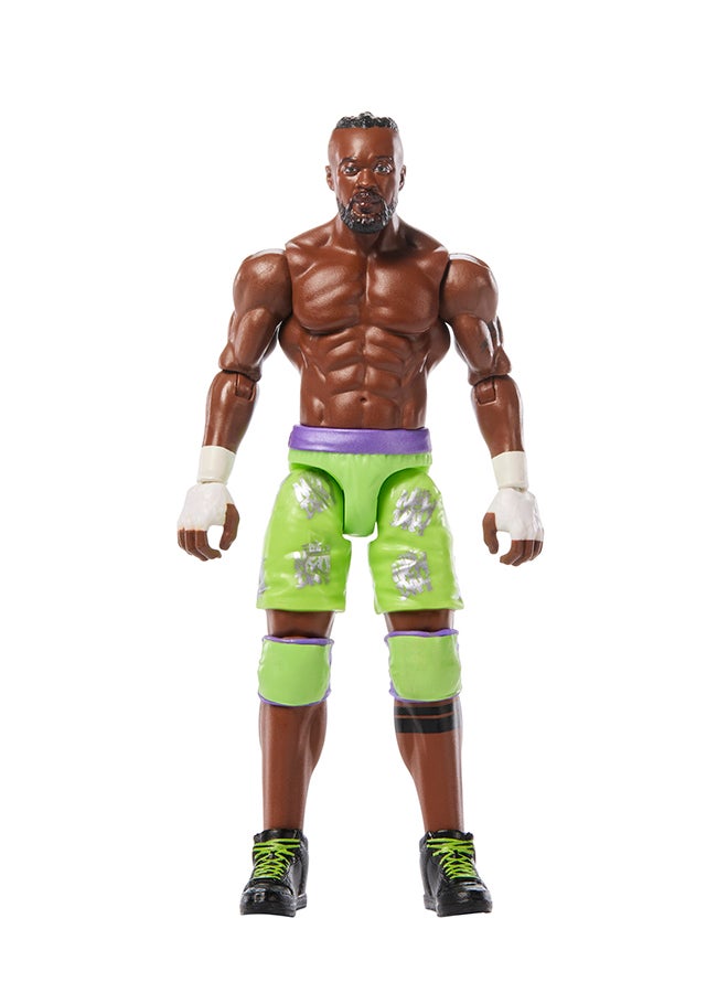 WWE Mattel WWE Kofi Kingston Action Figure, Main Event Series #158, 6-inch Collectible Superstar with 104 Articulation Points & Life-Like Look - Image 3
