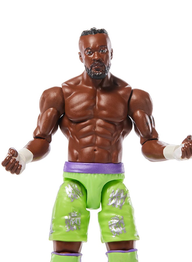 WWE Mattel WWE Kofi Kingston Action Figure, Main Event Series #158, 6-inch Collectible Superstar with 104 Articulation Points & Life-Like Look - Image 4