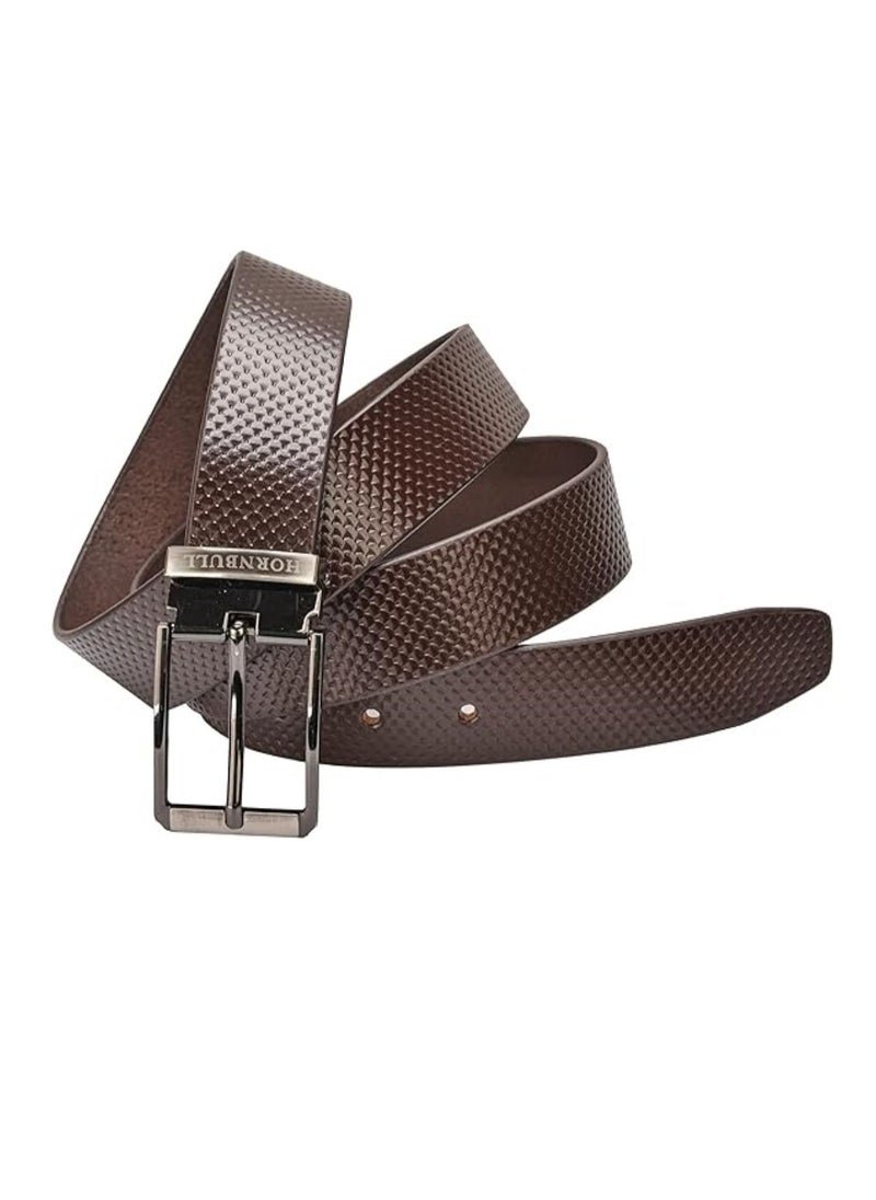 HORNBULL Robert Men’s Leather Belt | Leather Belt for Men |Top Grain Formal Men’s Leather Belt  - Image 1