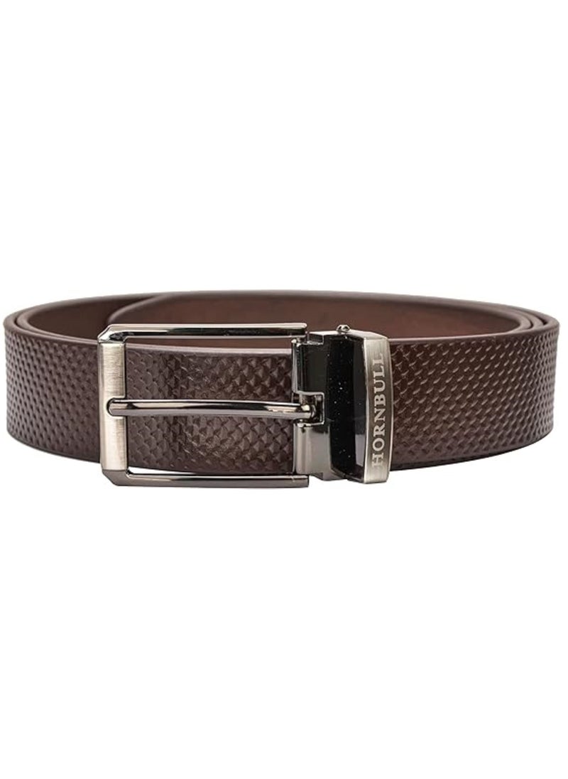 HORNBULL Robert Men’s Leather Belt | Leather Belt for Men |Top Grain Formal Men’s Leather Belt  - Image 4