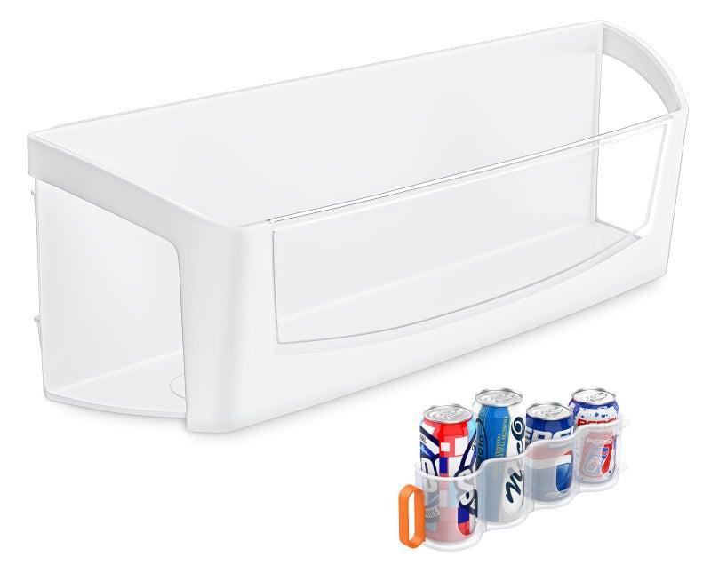 Alvar UPGRADED WPW10212139 Refrigerator Door Shelf Bin Compatible with Whirlpool Maytag Refrigerator Door Shelf Parts W10212139 Whirlpool Fridge Shelves Replacement WRF555SDH GI6FARXX PS11750465 Left Bin - Image 1