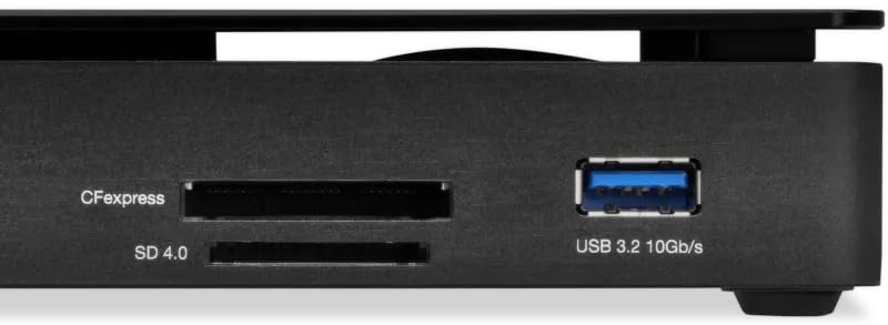 OWC 10-port Thunderbolt Pro Dock, 85W charging, Dual Thunderbolt 40 Gb/s (USB-C), USB-C and (3) USB Type A 10Gb/s, DisplayPort, 10GbE, CFexpress, SD, Single 8K or Dual 6K 60Hz Displays, For Mac and PC - Image 2