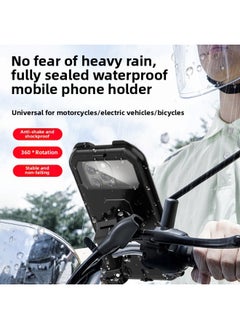 Generic Road Bike Mobile Phone Bracket Handle Stand Bicycle Mobile Phone Bracket Special Mobile Phone Rack Mountain Bike Fixed Bracket-Color:Black UpgradeBlack[handlebar] One Second  - Image 4
