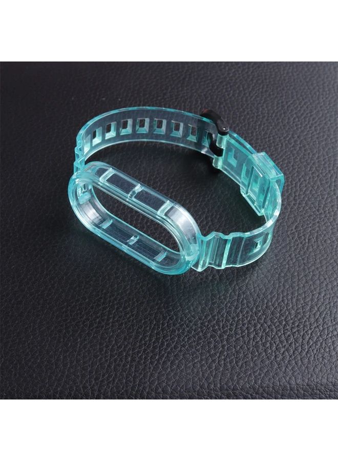 Light Blue Transparent Photochromic Strap For Smart Band 10 9 8 Adjustable Replacement Watch Band - Image 5