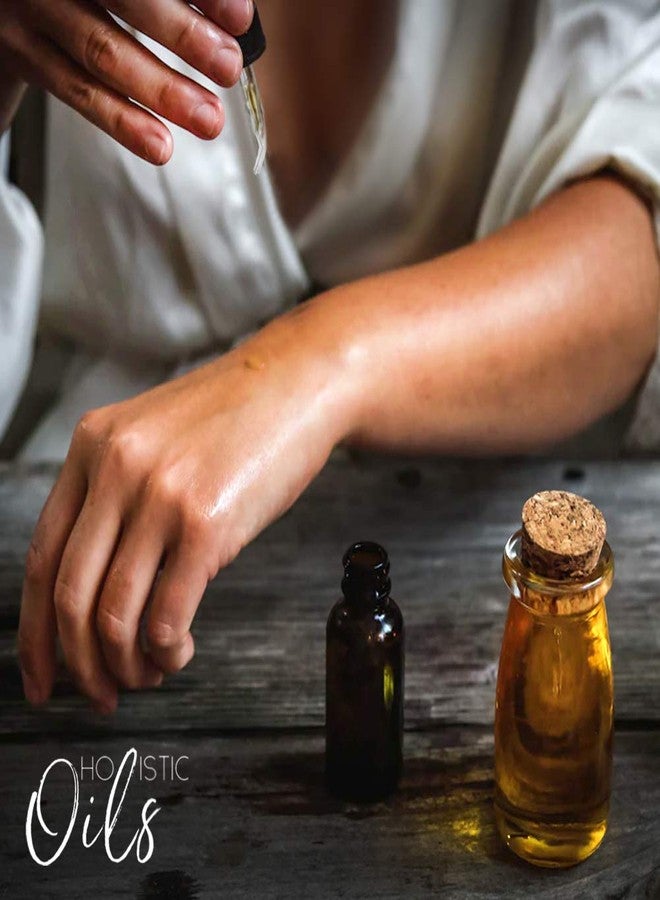 holistic oils Small Essential Oil Dropper Tops - 6‑Pack Bent Glass & Rubber Bulbs - Fits 5ml Bottles (Boston Round 18/415) - Leak-Proof & Reusable - Great for Thicker Oils & DIY Blends - Image 4