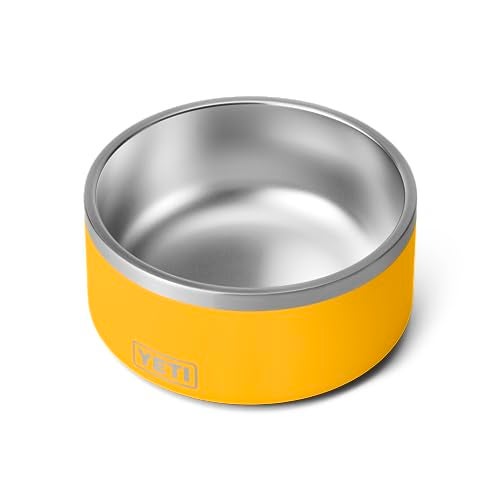 YETI Boomer 8, Stainless Steel, Non-Slip Dog Bowl, Holds 64 Ounces, Alpine Yellow - Image 2