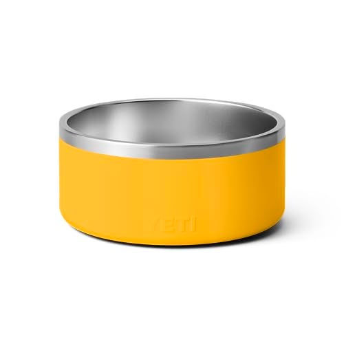 YETI Boomer 8, Stainless Steel, Non-Slip Dog Bowl, Holds 64 Ounces, Alpine Yellow - Image 4