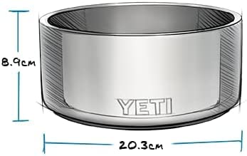 YETI Boomer 8, Stainless Steel, Non-Slip Dog Bowl, Holds 64 Ounces, Alpine Yellow - Image 5