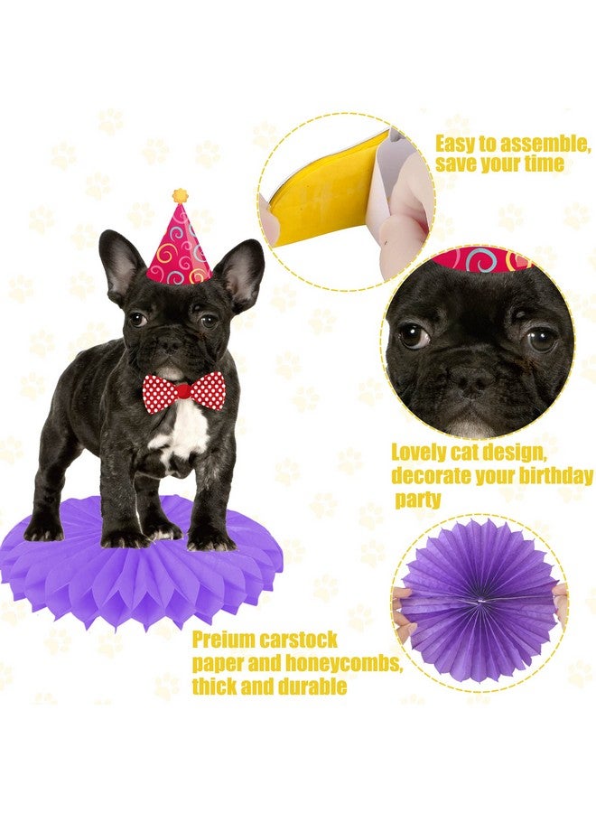 umoni 13Pcs Baby Dog Honeycomb Centerpieces Puppy Pet Birthday Party Supplies Pet Dog Party Table Decoration For Dog Theme Birthday Party Baby Shower Supplies - Image 2
