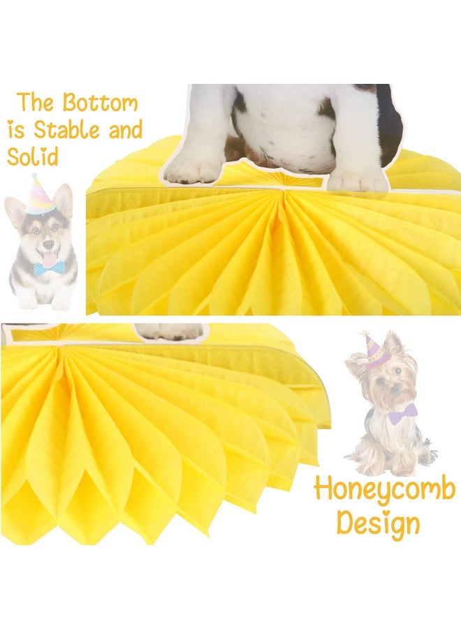 umoni 13Pcs Baby Dog Honeycomb Centerpieces Puppy Pet Birthday Party Supplies Pet Dog Party Table Decoration For Dog Theme Birthday Party Baby Shower Supplies - Image 3