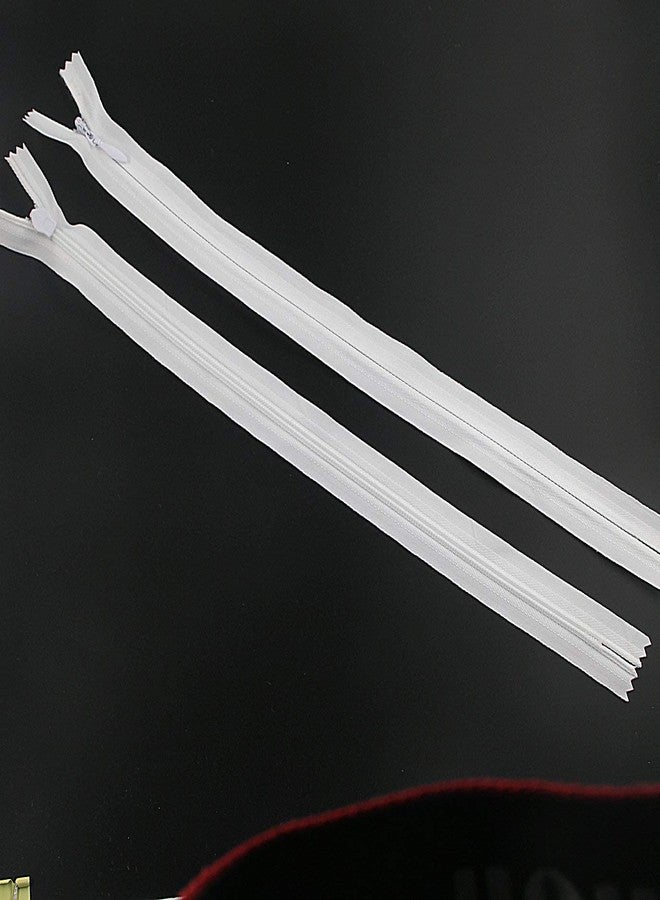 Leekayer 20PCS Invisible Nylon Coil Zipper,Clothing Zipper,DIY Sewing Tools for Craft Special(24 inch,White) - Image 4