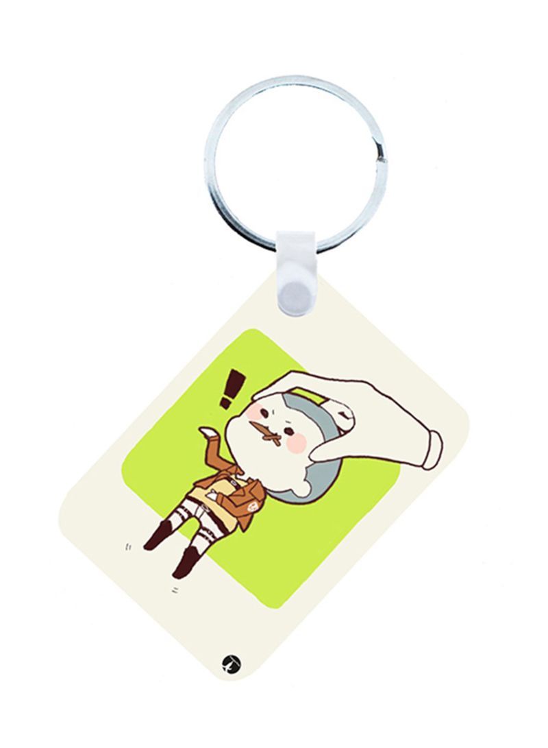 RKN Anime Wooden Keychain