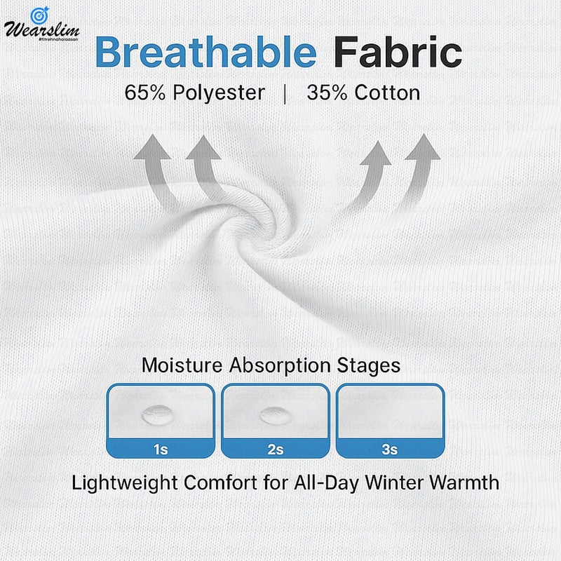 Wearslim قبعات صوف دافئة ®، قبعة رأس مع دافئ للرقبة مجموعة قبعات شتوية وشالات للرجال والنساء - Image 2