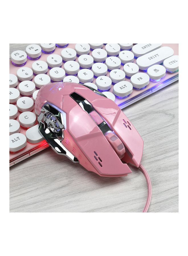 NIBEMINENT X500 LED Mechanical Wired Gaming Mouse - Image 2