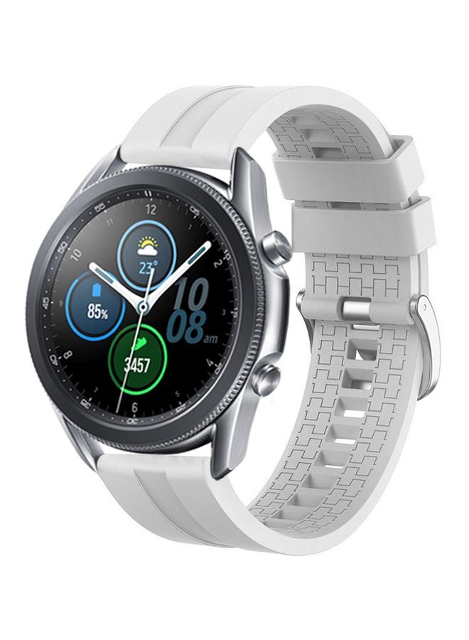 Perfii Replacement Band For Samsung Galaxy Watch 3 45mm White - Image 1