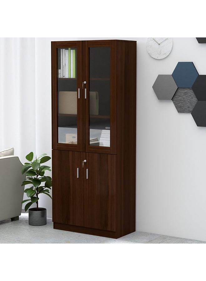 Mahmayi Mahmayi Argent 1123 Dark Walnut Full Height Bookshelf  - Image 2