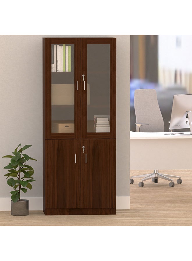 Mahmayi Mahmayi Argent 1123 Dark Walnut Full Height Bookshelf  - Image 3