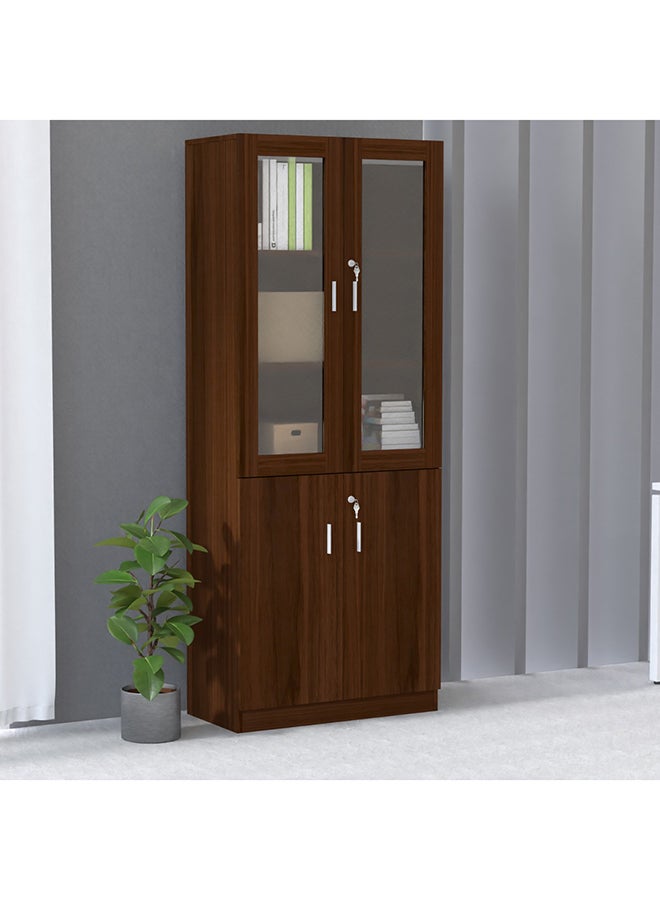 Mahmayi Mahmayi Argent 1123 Dark Walnut Full Height Bookshelf  - Image 4