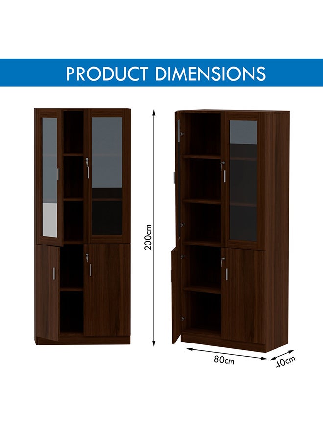 Mahmayi Mahmayi Argent 1123 Dark Walnut Full Height Bookshelf  - Image 5