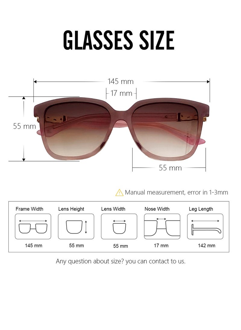 DLS - DLS Square UV Protection Sunglasses MS7004-C3 - Image 1