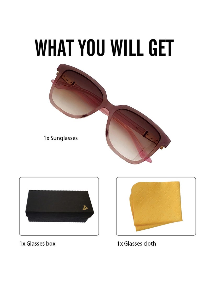 DLS - DLS Square UV Protection Sunglasses MS7004-C3 - Image 1