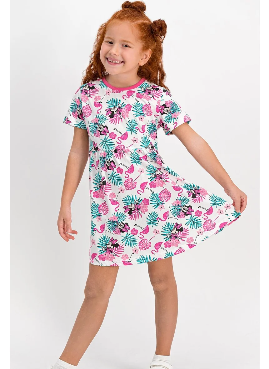 Minnie Mouse Licensed Pink Girls' Homewear Dress