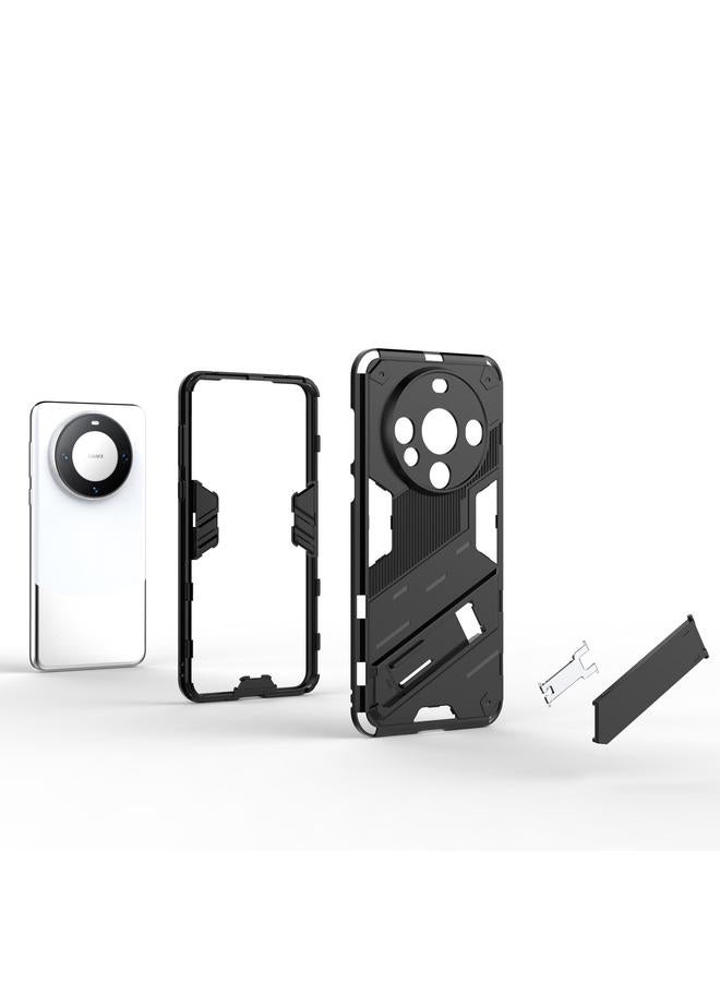 اس-توب جراب لهاتف Huawei Mate 60 Punk Armor 2 في 1 PC + جراب هاتف TPU مع حامل - Image 5