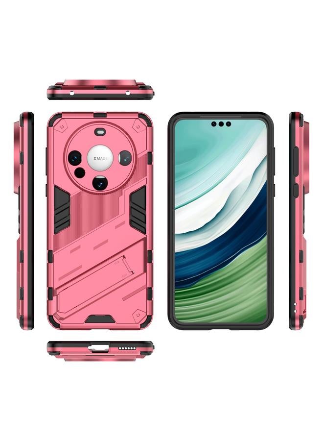 اس-توب جراب لهاتف Huawei Mate 60 Punk Armor 2 في 1 PC + جراب هاتف TPU مع حامل - Image 3