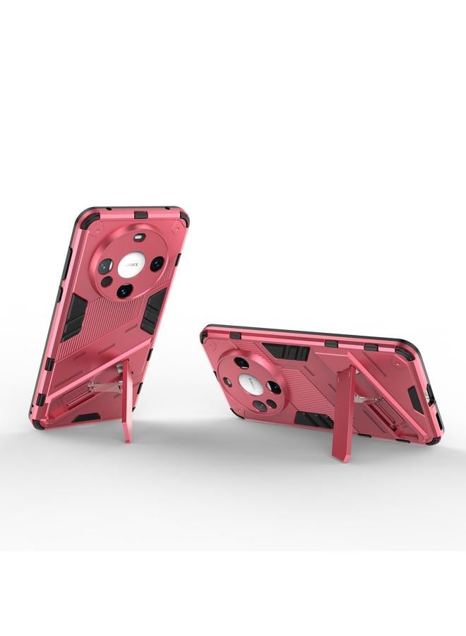 اس-توب جراب لهاتف Huawei Mate 60 Punk Armor 2 في 1 PC + جراب هاتف TPU مع حامل - Image 4