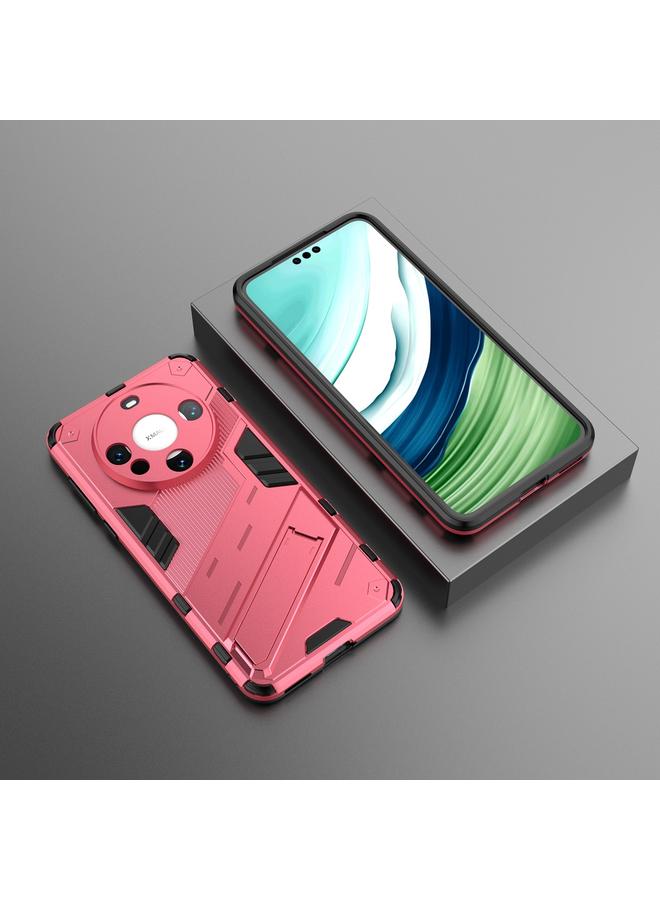 اس-توب جراب لهاتف Huawei Mate 60 Punk Armor 2 في 1 PC + جراب هاتف TPU مع حامل - Image 2