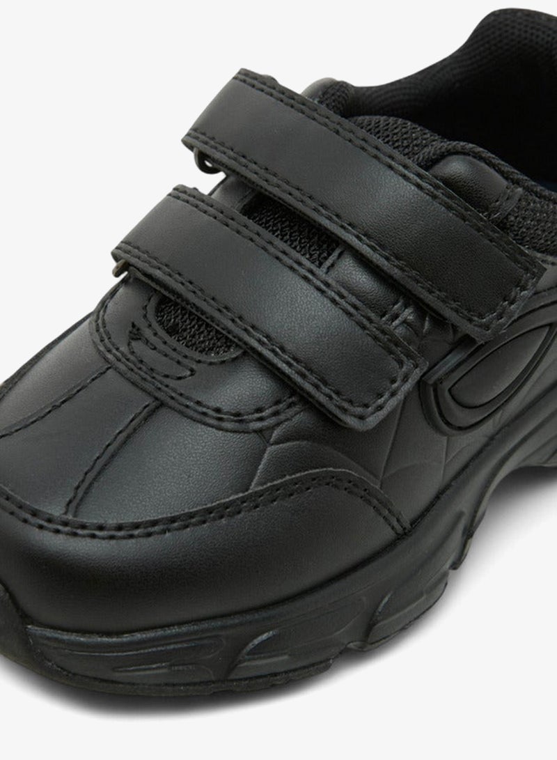 MARVEL Boys Panelled School Shoes with Hook and Loop Closure - Image 4