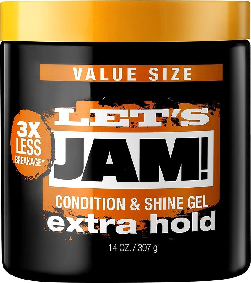 Lets Jam Condition and Shine Hair Gel Extra Hold 397 g14 ozM