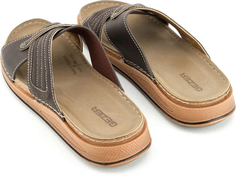 Gezer Summer Men's Design Comfortable Sole Daily Slippers