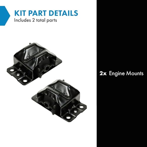 TRQ Engine Motor Mount PAIR for Chevy GMC Pontiac Cadillac 4.1 5.0 5.7 6.6 - Image 2