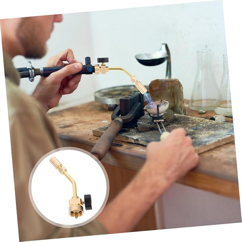 Brass Gas Welding Torch Head Igniter Professional Propane Torch for Soldering Brazing BBQ - Image 5