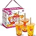 O's Bubble Os Bubble Boba Tea Kit  Bubble Tea Kit  All in One Boba Kit  Boba Kit for Kids  6 Servings Includes Cups Straws Stirrer Party Kit Variety Pack Upgrade Mixed Fruit - Image 2