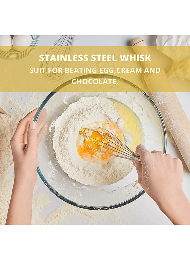 Feelings Stainless Steel Hand Held Whisker for egg beating and baking (14 inch)  - Image 3