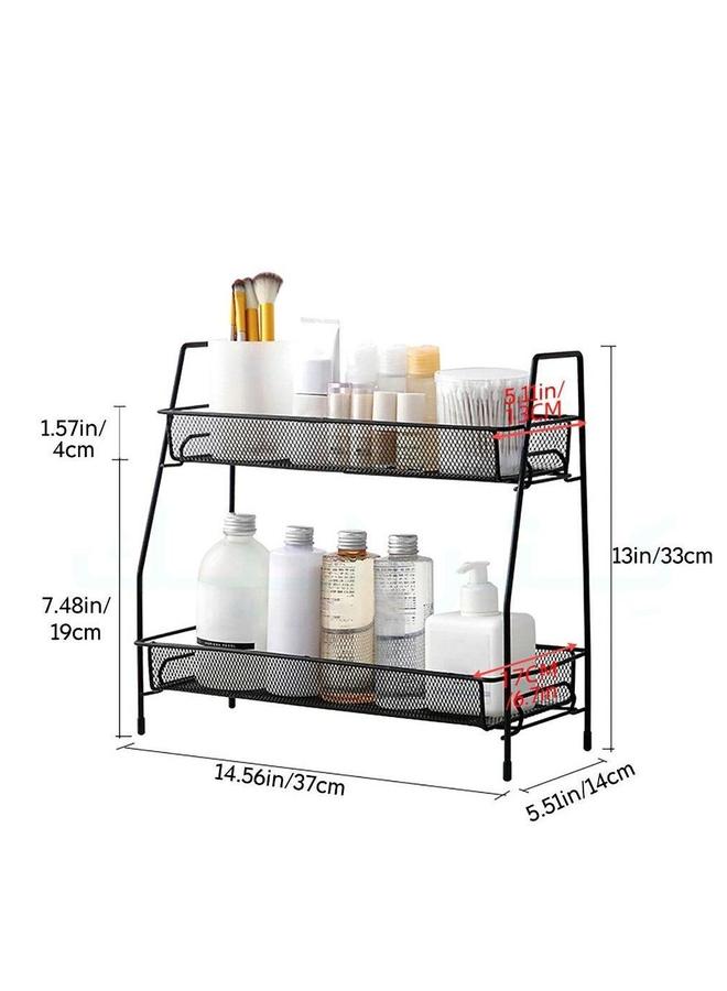 HOMESTAR 2-Tier Bathroom Organizer Shelf - Image 3