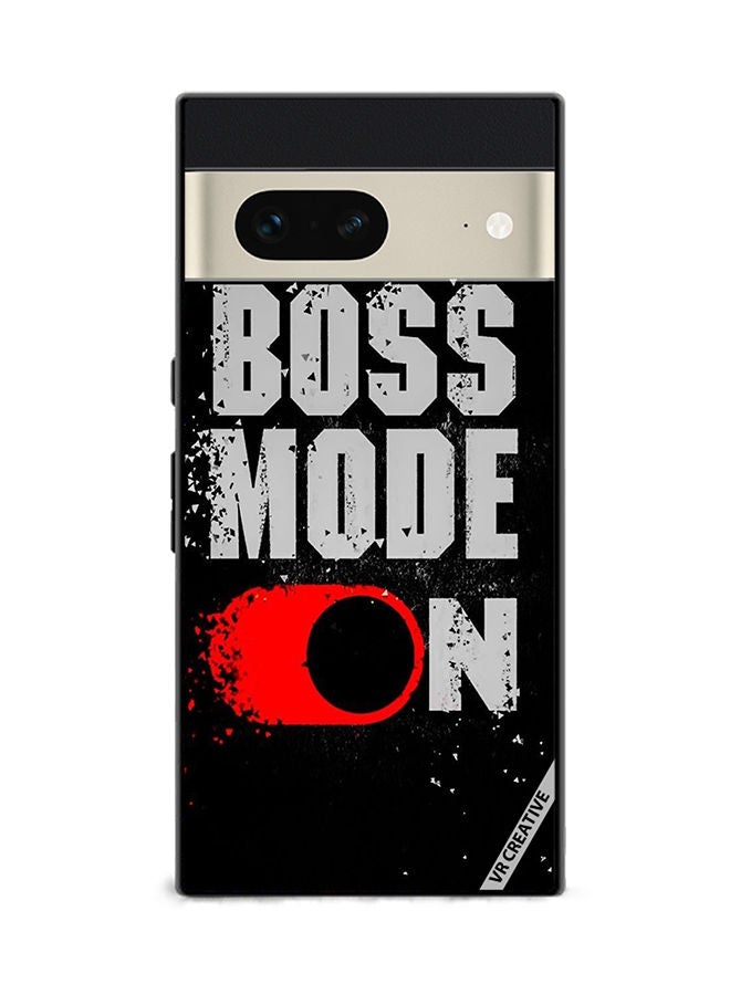 VR CREATIVE Protective Case Cover For Google Pixel 7 Boss Mode On Design Multicolour - Image 1