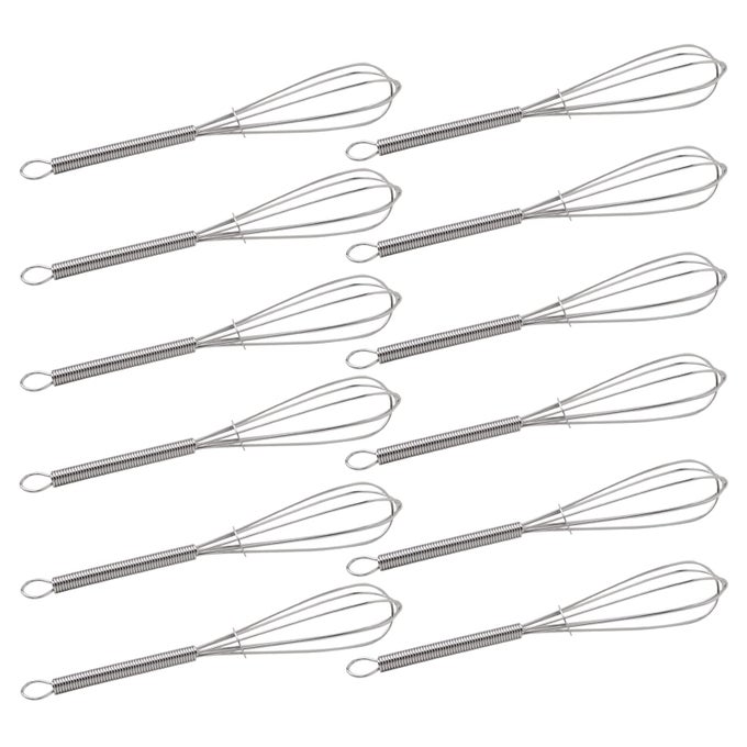 5 INCH ENDURANCE STAINLESS STEEL MINI WHISKEGG BEATER SET OF 12