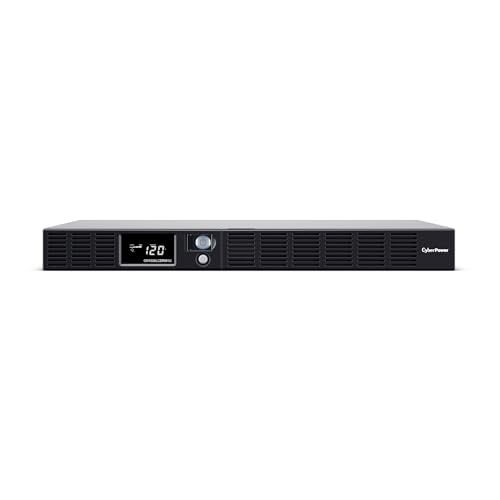 CyberPower OR1500LCDRM1U Smart App LCD UPS Battery Backup and Surge Protector, 1500VA/900W, 6 Outlets, AVR, 1U Rackmount, UL Certified - Image 1