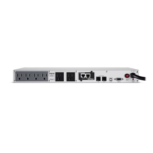 CyberPower OR1500LCDRM1U Smart App LCD UPS Battery Backup and Surge Protector, 1500VA/900W, 6 Outlets, AVR, 1U Rackmount, UL Certified - Image 4