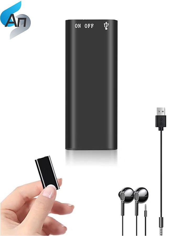 ان مسجل الصوت، 32 جيجابايت، التسجيل المستمر لمدة 100 ساعة، USB، MP3 الصوت  - Image 1