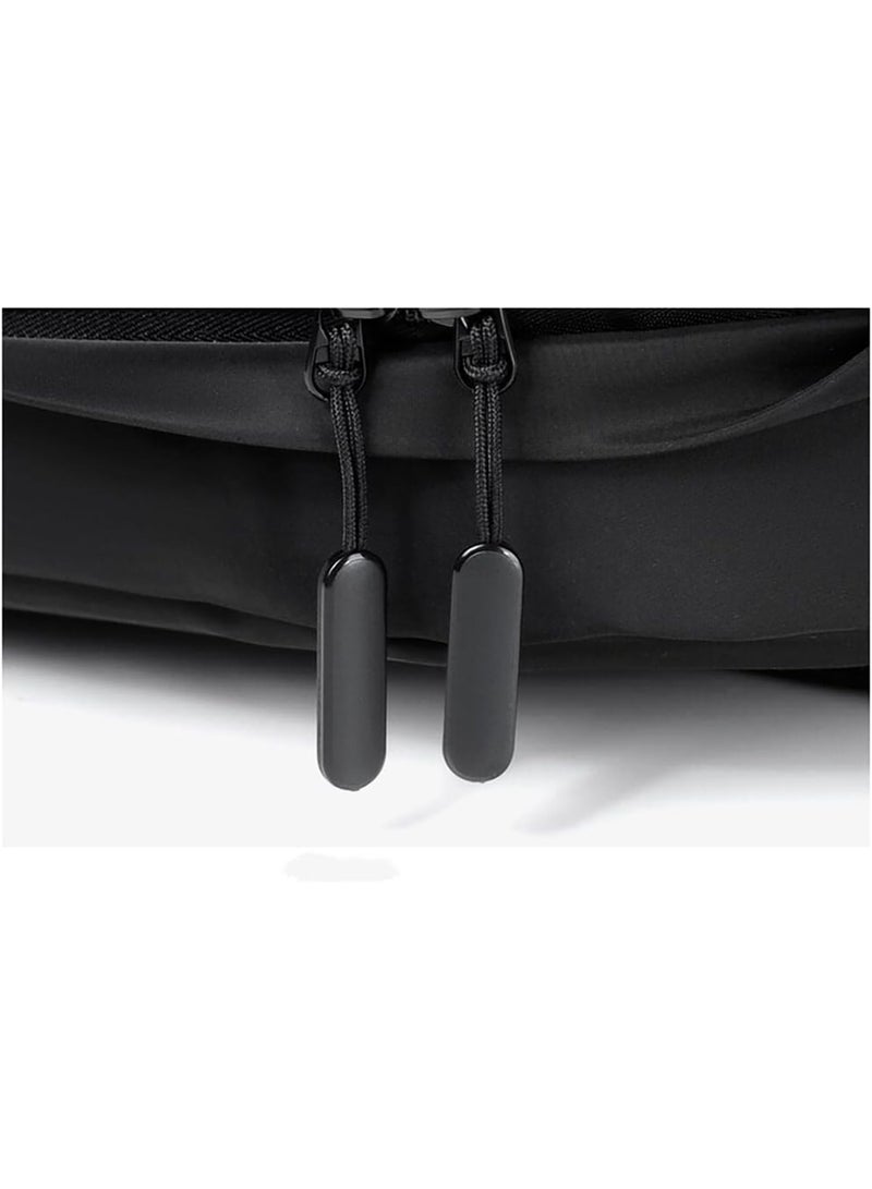 Energy Case Fashion Light Waterproof Backpack Laptop Bag with USB Charger Port Fits 14 Inch Laptop for Travel Backpack School Bookbag Daypack, A-black - Image 2