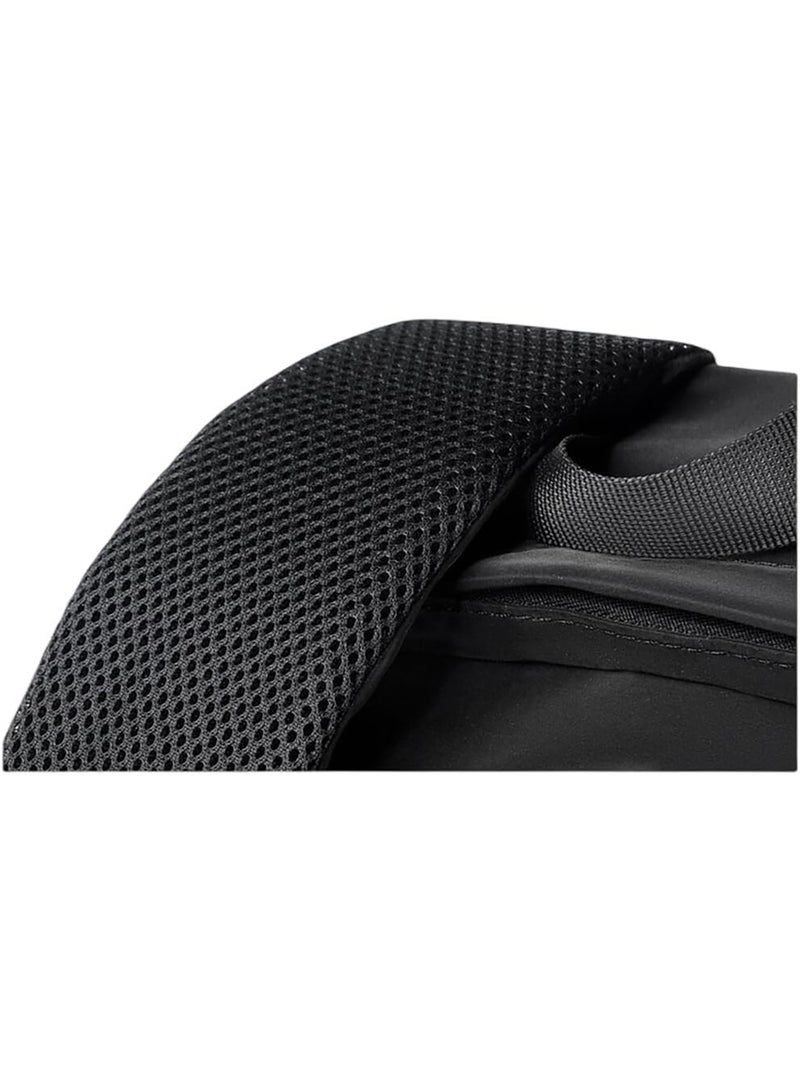 Energy Case Fashion Light Waterproof Backpack Laptop Bag with USB Charger Port Fits 14 Inch Laptop for Travel Backpack School Bookbag Daypack, A-black - Image 4