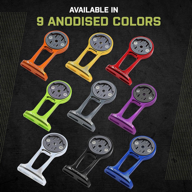 JRC Components Stem Out Front Mount for Wahoo - Acid Green - Image 4