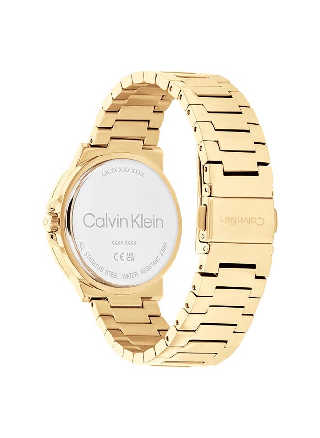 CALVIN KLEIN ساعة يد نسائية أنالوج دائرية من الفولاذ المقاوم للصدأ 25100023 - 36 مم  - Image 3