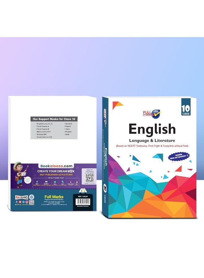 English Language & Literature (Based on NCERT Textbooks: First Flight & Footprints without Feet) Class 10 CBSE (2022-23) - Image 5